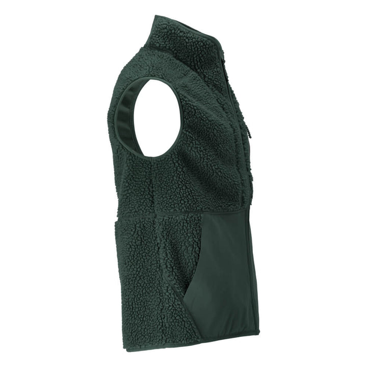 Mascot Pile Gilet with Zipper 22465-682 Left #colour_forest-green