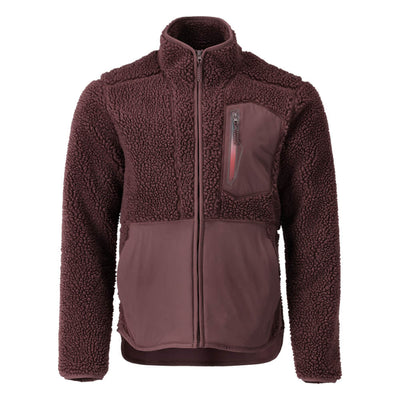 Mascot Pile Jacket with Zipper 22303-682 Front #colour_bordeaux-red