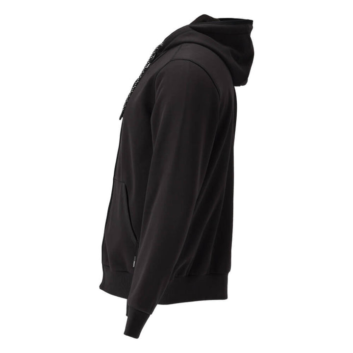 Mascot Premium Durable and Comfortable Hoodie with Zipper 22486-378 Right #colour_black