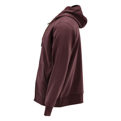 Mascot Premium Durable and Comfortable Hoodie with Zipper 22486-378 Right #colour_bordeaux-red