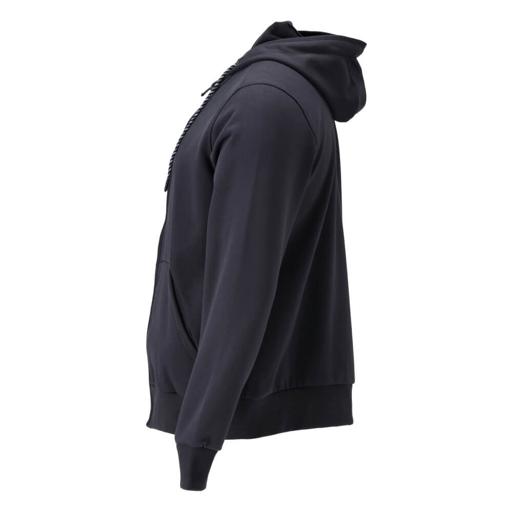 Mascot Premium Durable and Comfortable Hoodie with Zipper 22486-378 Right #colour_dark-navy-blue