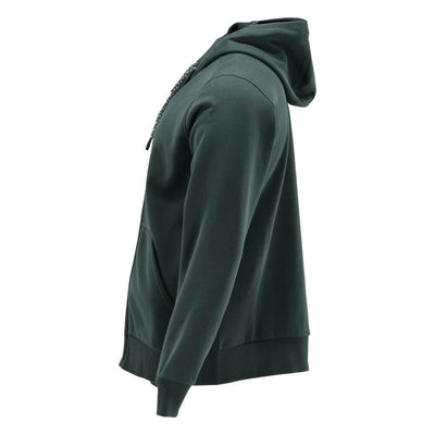 Mascot Premium Durable and Comfortable Hoodie with Zipper 22486-378 Right #colour_forest-green