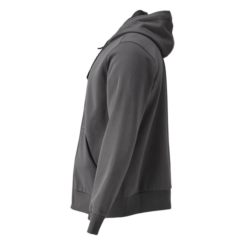 Mascot Premium Durable and Comfortable Hoodie with Zipper 22486-378 Right #colour_stone-grey