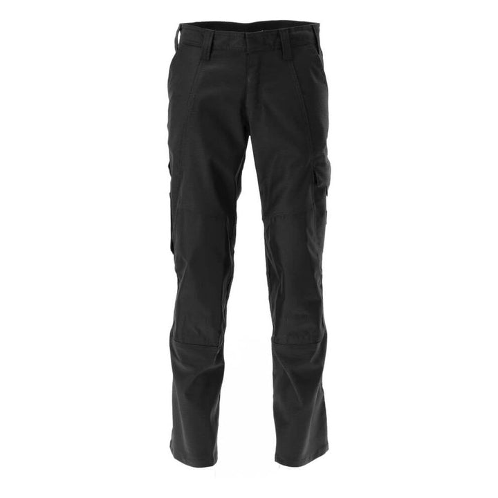 Mascot Ripstop Trousers with Kneepad Pockets 20979-459 Front #colour_black