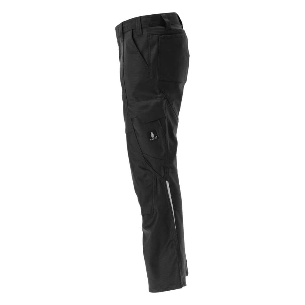 Mascot Ripstop Trousers with Kneepad Pockets 20979-459 Right #colour_black