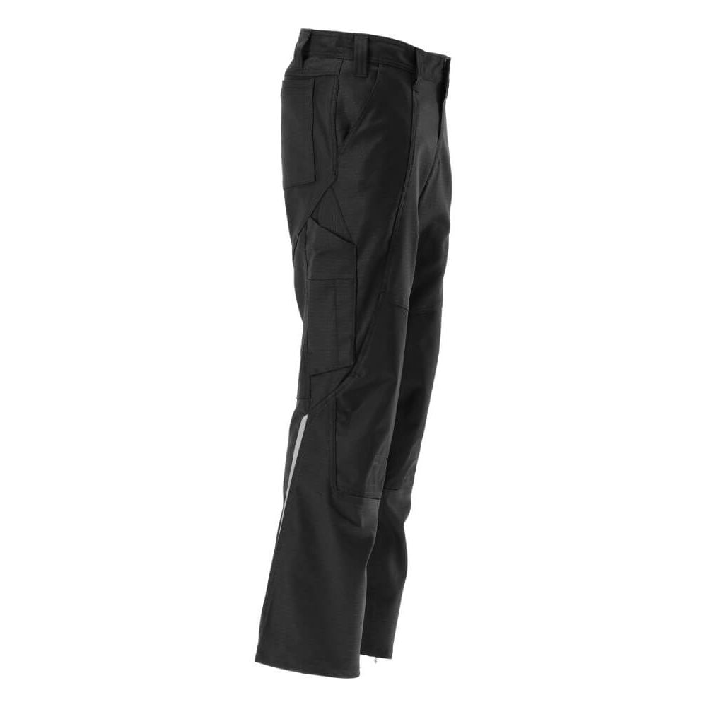 Mascot Ripstop Trousers with Kneepad Pockets 20979-459 Left #colour_black