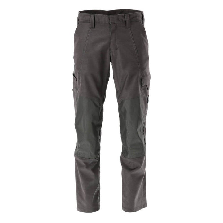 Mascot Ripstop Trousers with Kneepad Pockets 20979-459 Front #colour_dark-anthracite-grey