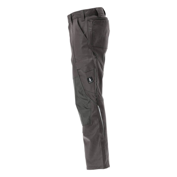 Mascot Ripstop Trousers with Kneepad Pockets 20979-459 Right #colour_dark-anthracite-grey