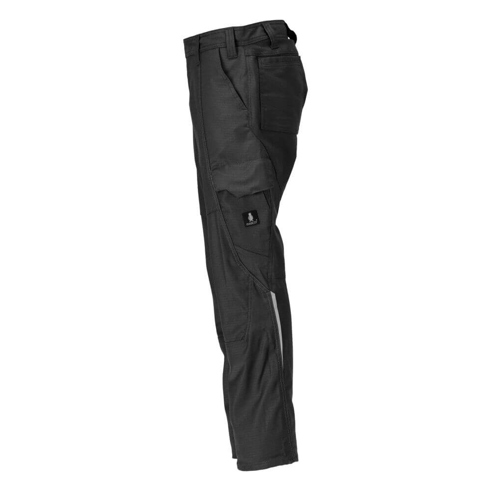 Mascot Ripstop Trousers with Thigh Pockets 20179-459 Right #colour_black