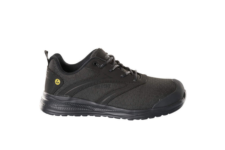 Mascot S1P Safety Shoe F0250-909 Front #colour_black-black