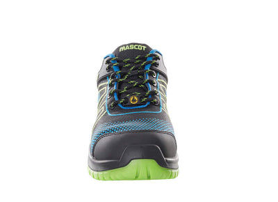 Mascot Safety Work Shoes S1P F0130-849 Right #colour_black-royal-blue-blue-lime-green