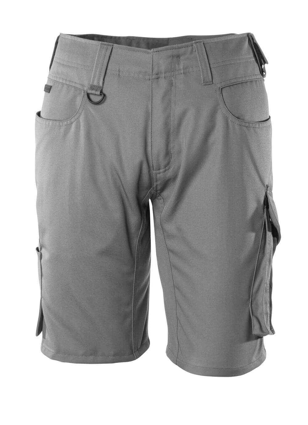 Mascot Stuttgart Work Shorts 12049-442 Front #colour_anthracite-grey-black