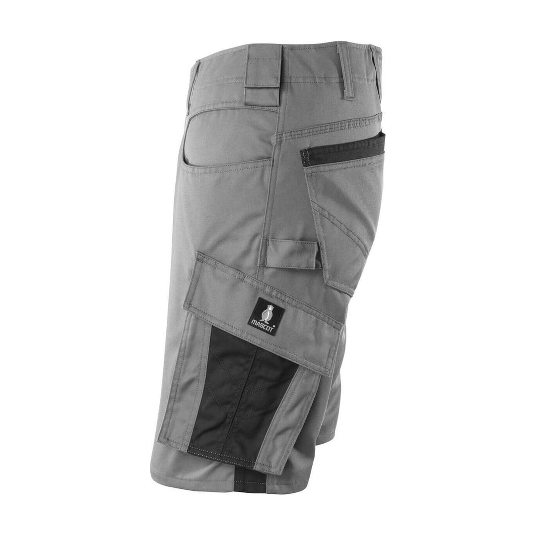 Mascot Stuttgart Work Shorts 12049-442 Front #colour_anthracite-grey-black