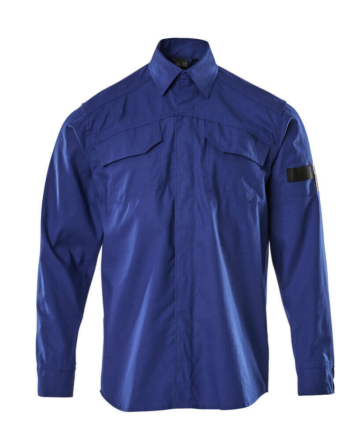 Mascot Ternitz Work Shirt 09004-142 Front #colour_royal-blue