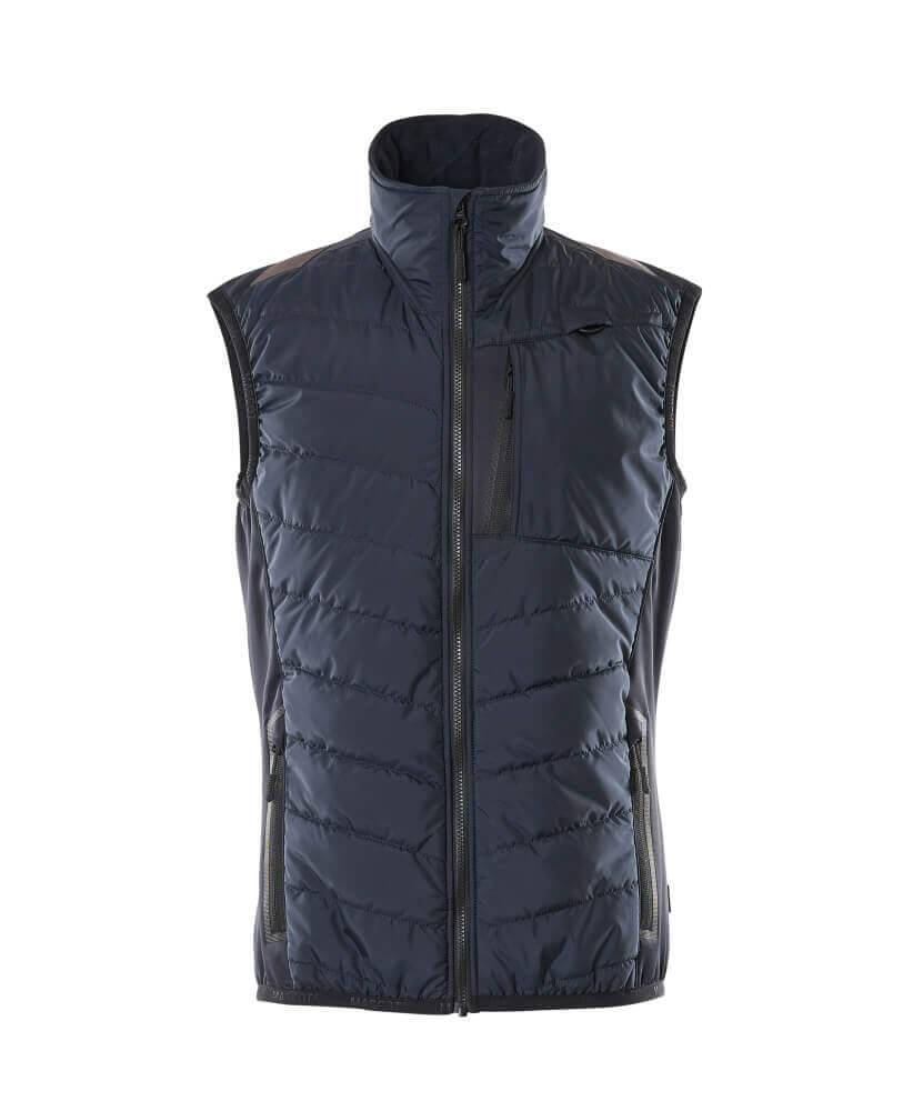 Mascot Thermal Gilet 18665-318 Front #colour_dark-navy-blue