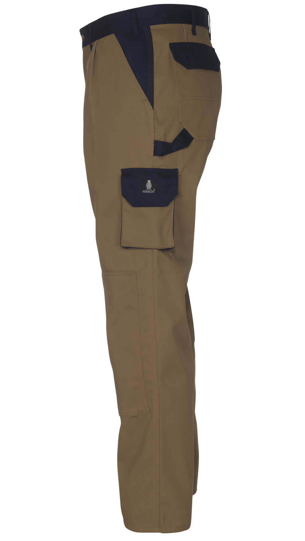 Mascot Torino Work Trousers 00979-430 Right #colour_khaki-navy-blue