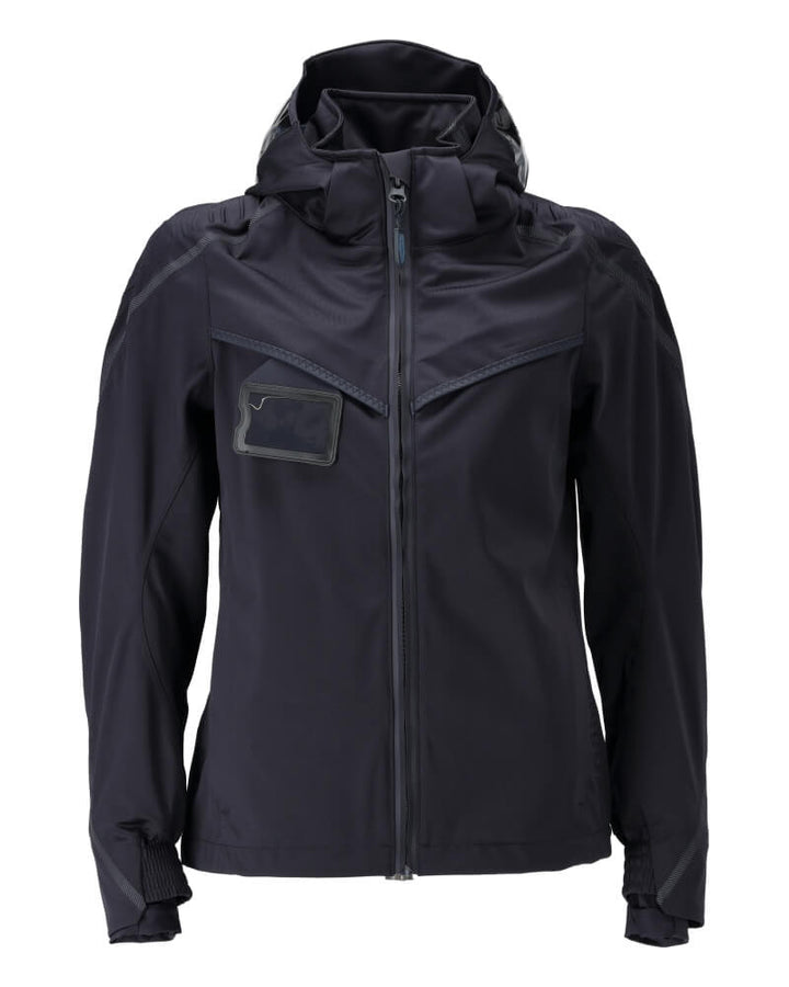 Mascot Waterproof Breathable Stretch Outer Shell Jacket 22011-657 Front #colour_dark-navy-blue