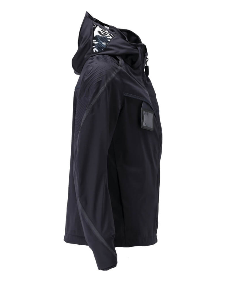 Mascot Waterproof Breathable Stretch Outer Shell Jacket 22011-657 Left #colour_dark-navy-blue