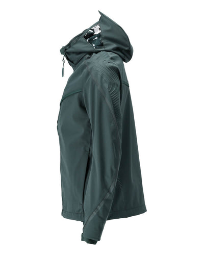 Mascot Waterproof Breathable Stretch Outer Shell Jacket 22011-657 Right #colour_forest-green