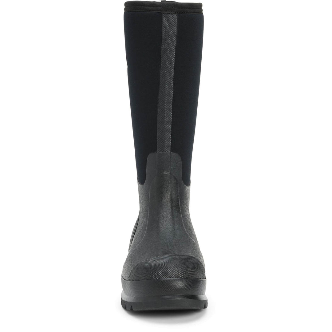 Muck Boots Chore Classic Hi Patterned Wellies Black 3#colour_black