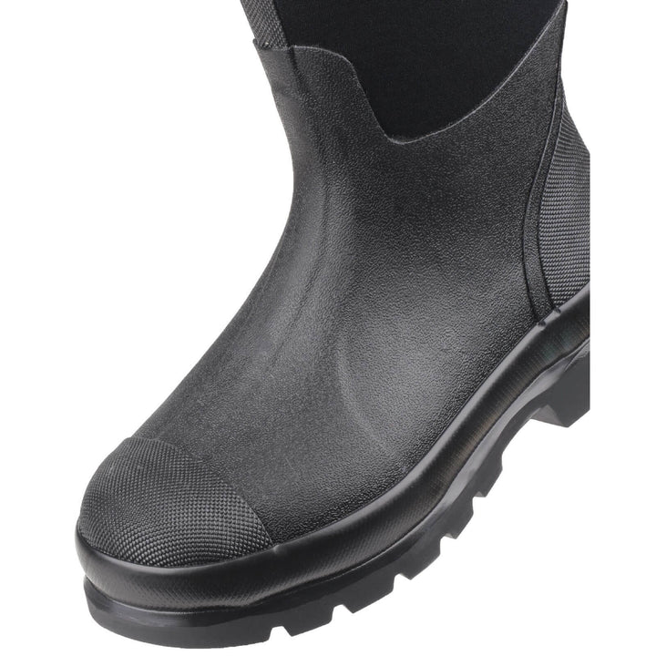 Muck Boots Chore Classic Hi Patterned Wellies Black 8#colour_black