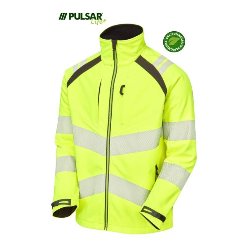 PULSAR Life Ladies Hi Vis Softshell Jacket LFE965 Yellow 3 #colour_yellow