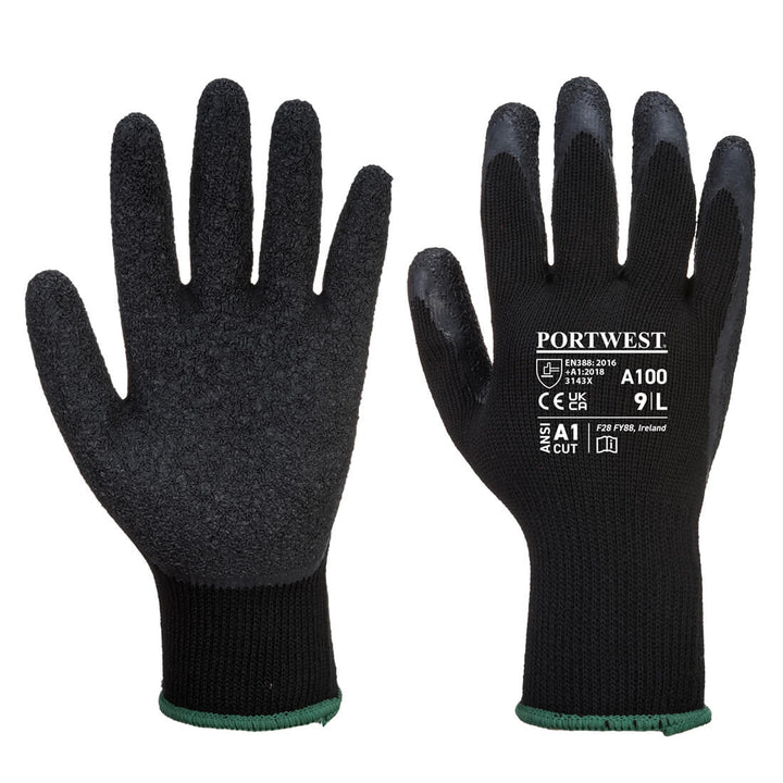 Portwest A100 Grip Latex Gloves 1