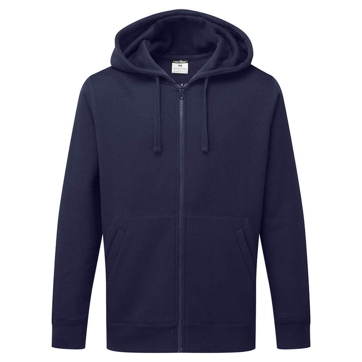 Portwest B312 Zipped Hoodie Navy Main#colour_navy