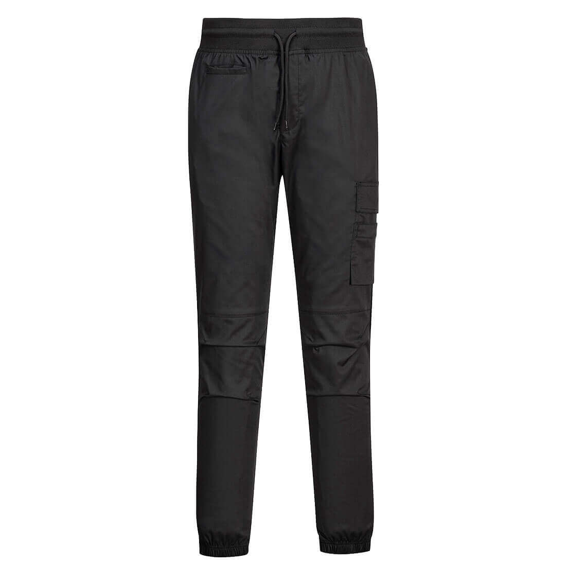 Portwest C074 Stretch Chefs Jogger Pants Black Main#colour_black