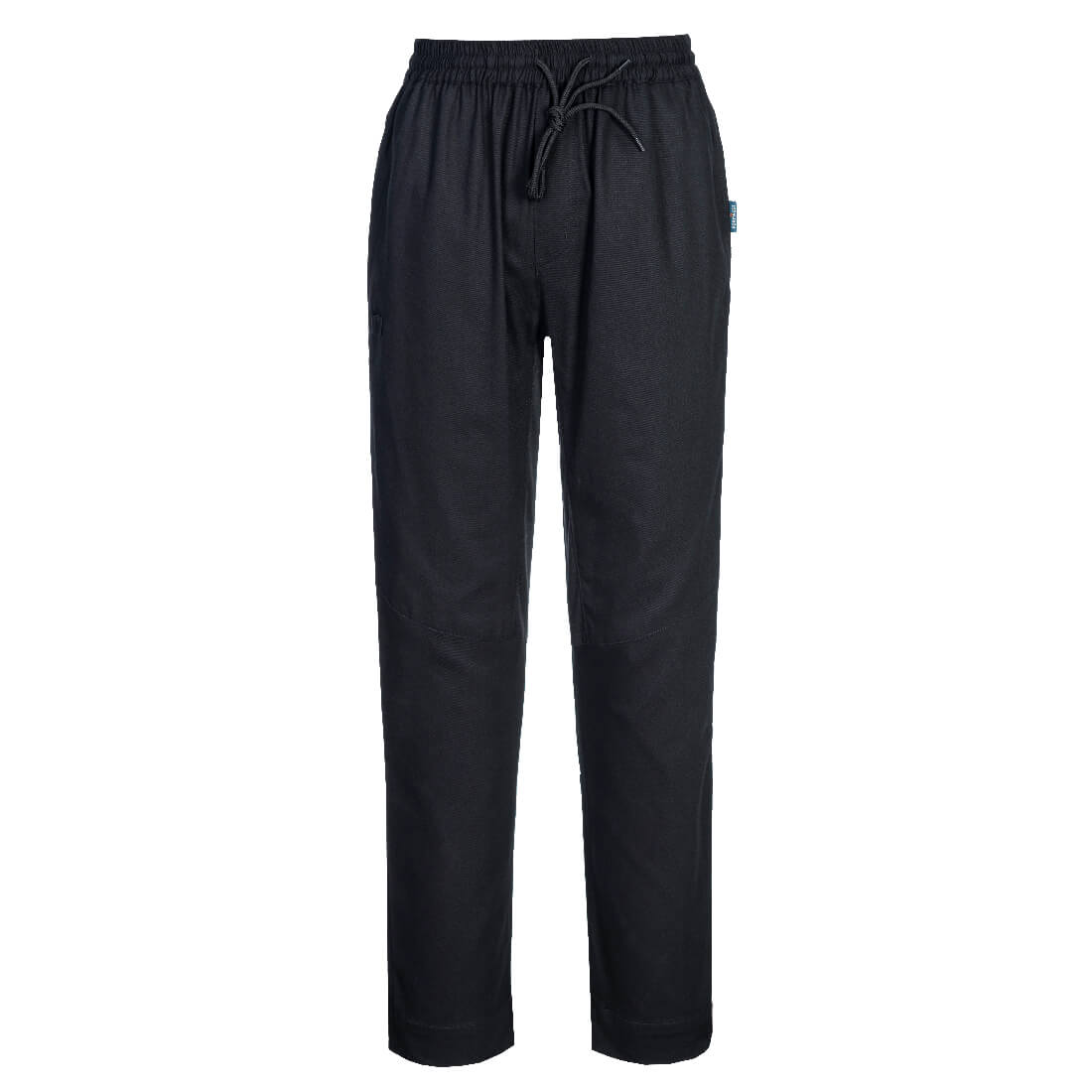 Portwest C076 Cotton Mesh Air Chef 100% Cotton Trousers Black Main#colour_black