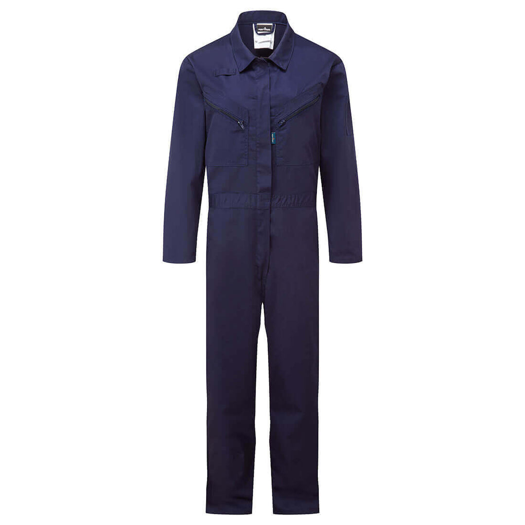 Portwest C184 Womens Coverall Navy Main#colour_navy