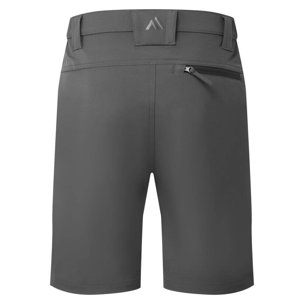 Portwest CD882 WX2 Eco 4-Way Stretch Shorts Metal Grey Rear#colour_metal-grey