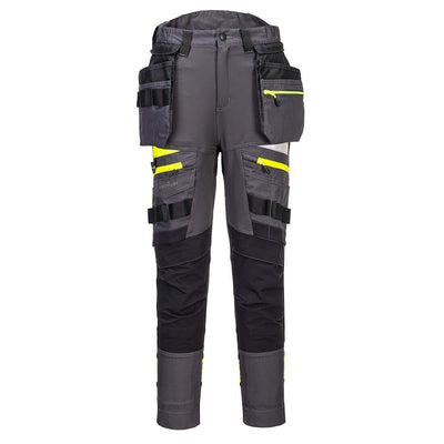 Portwest DX452 DX4 Womens 4-Way-Stretch Detachable Holster Pocket Trousers Metal Grey Main#colour_metal-grey