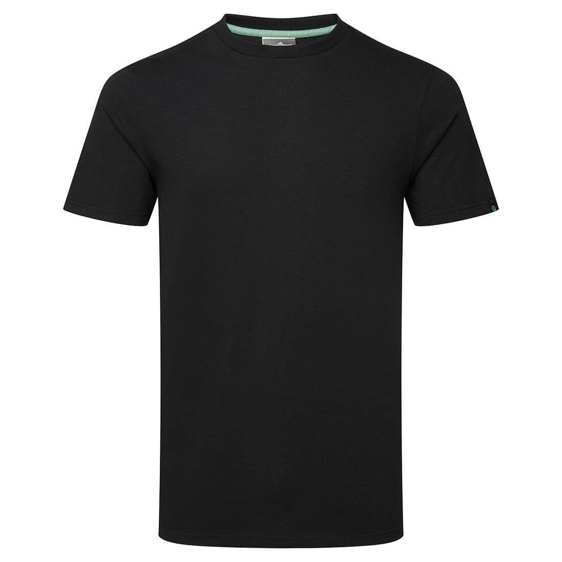 Portwest EC195 Organic Cotton Recyclable T-Shirt Black Main#colour_black