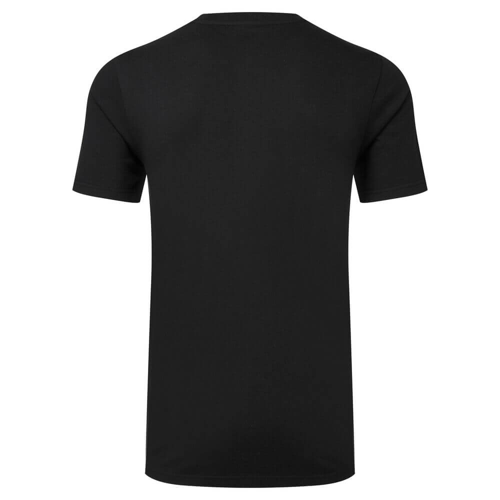 Portwest EC195 Organic Cotton Recyclable T-Shirt Black Rear#colour_black