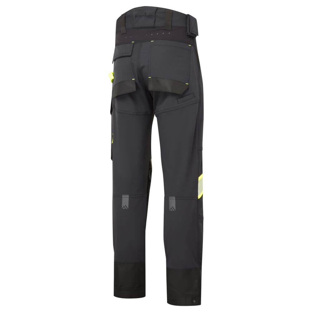 Portwest EV441 EV4 Stretch Service Trousers Black Image 3#colour_black