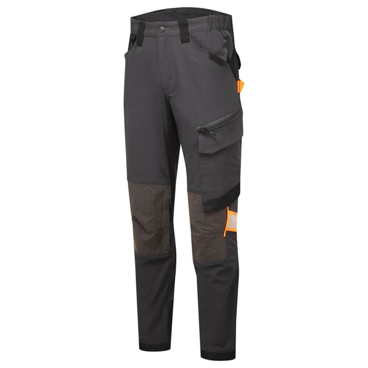 Portwest EV441 EV4 Stretch Service Trousers Metal Grey Image 2#colour_metal-grey