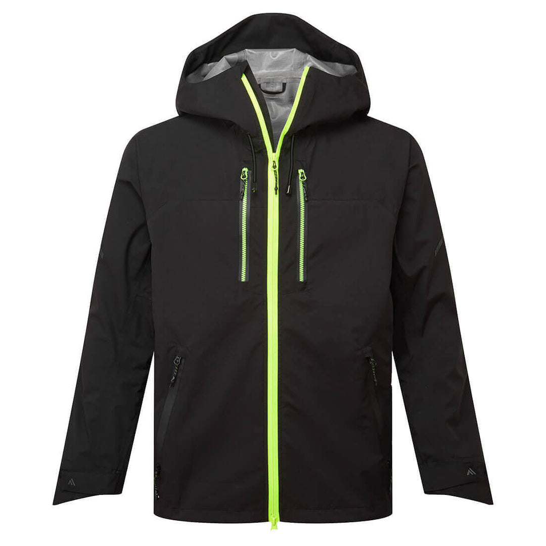 Portwest EV460 EV4 Breathable Waterproof Shell Jacket Black Main#colour_black