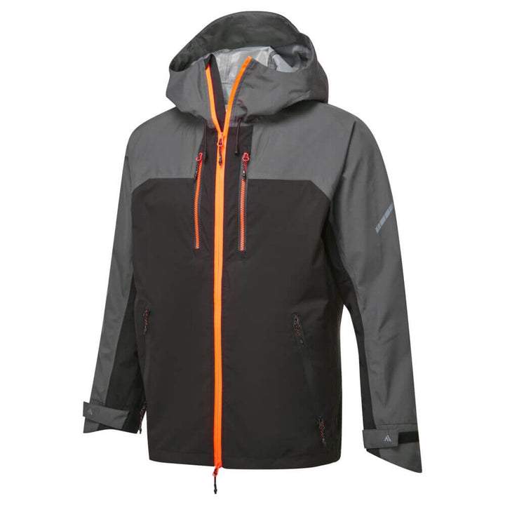 Portwest EV460 EV4 Breathable Waterproof Shell Jacket Metal Grey Image 2#colour_metal-grey