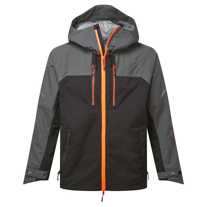 Portwest EV460 EV4 Breathable Waterproof Shell Jacket Metal Grey Main#colour_metal-grey