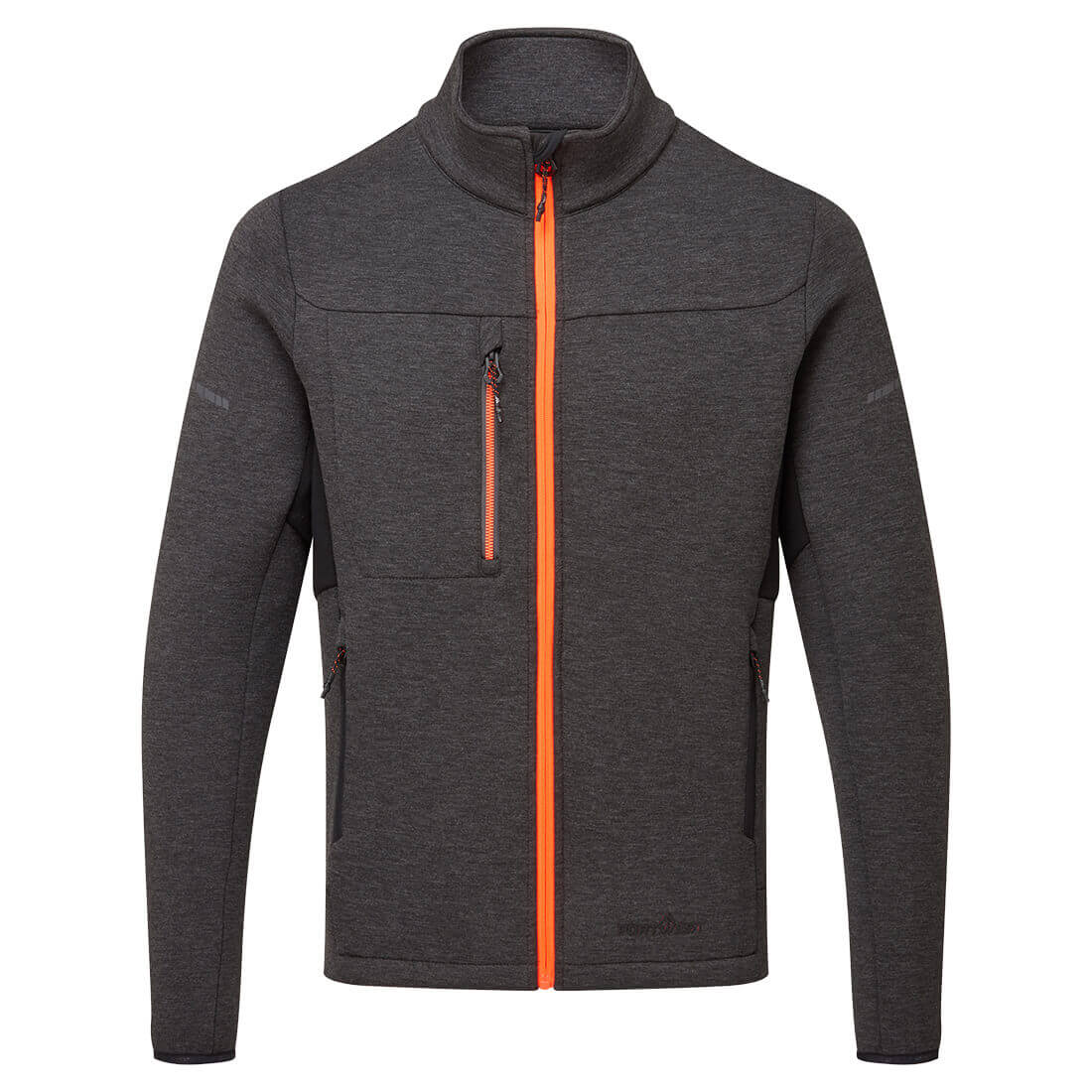 Portwest EV473 EV4 Technical Zip Fleece Metal Grey Main#colour_metal-grey