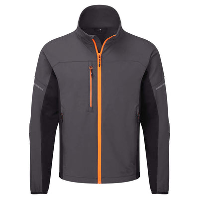 Portwest EV475 EV4 Stretch Work Jacket Metal Grey Main#colour_metal-grey