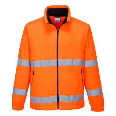 Portwest F303 Hi-Vis Windbreaker Anti-Pilling Durable Fleece Orange Main#colour_orange