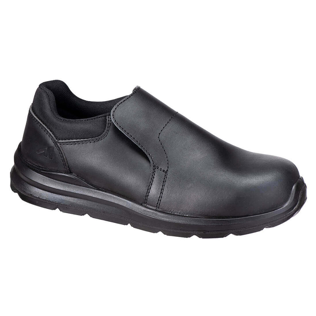 Portwest FC80 Composite S3S SR FO Slip On Shoes Black Main#colour_black