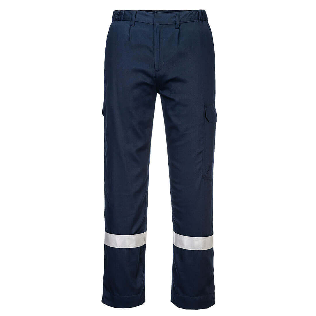 Portwest FR412 FR Lightweight Anti-Static Trousers Navy Main#colour_navy