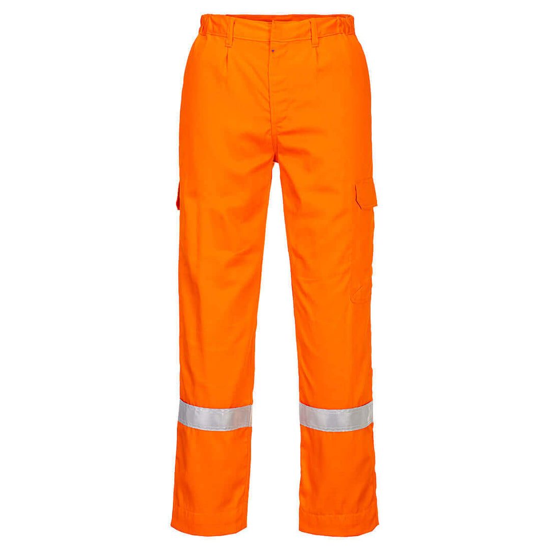 Portwest FR412 FR Lightweight Anti-Static Trousers Orange Main#colour_orange