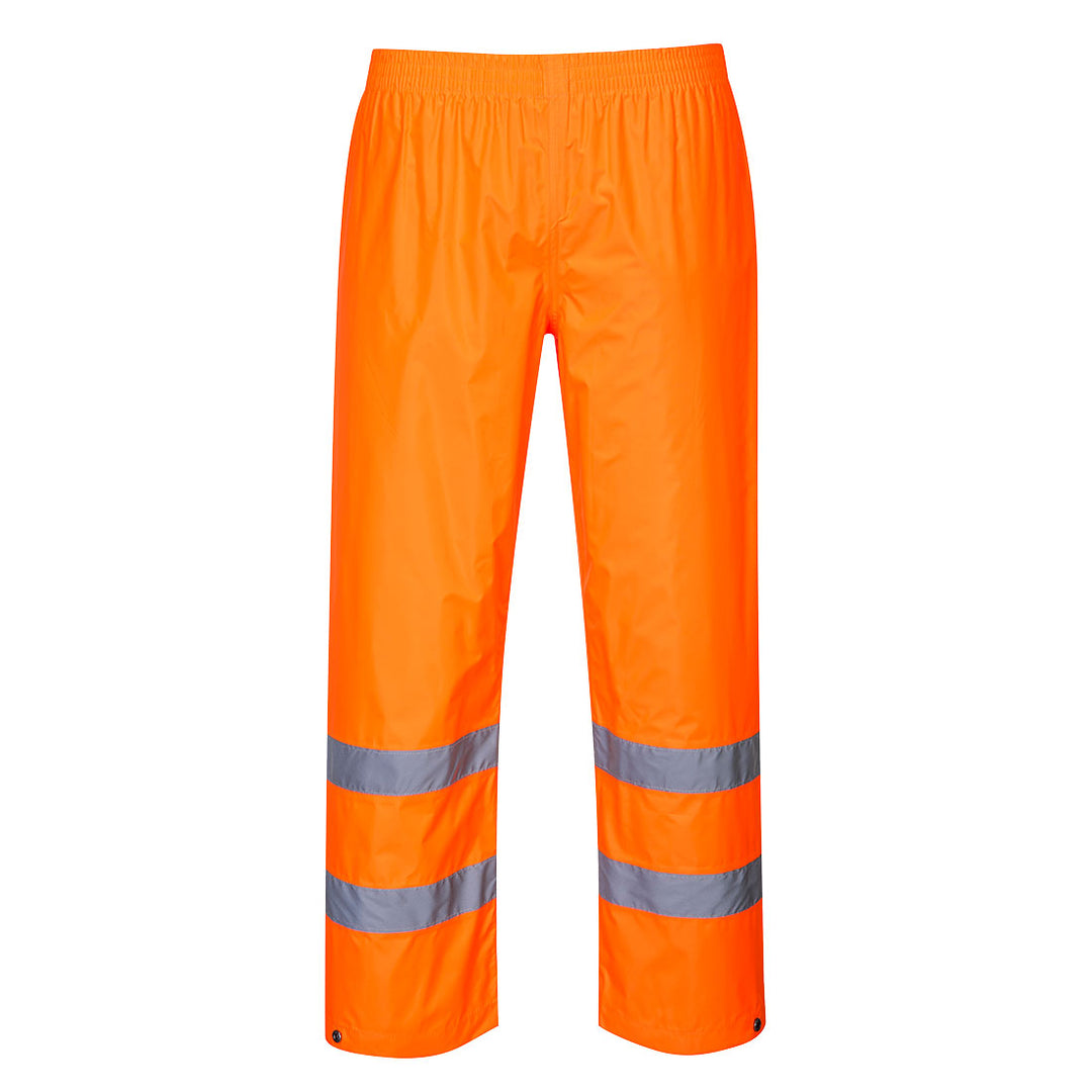 Portwest H441 Hi Vis Rain Trousers 1#colour_orange