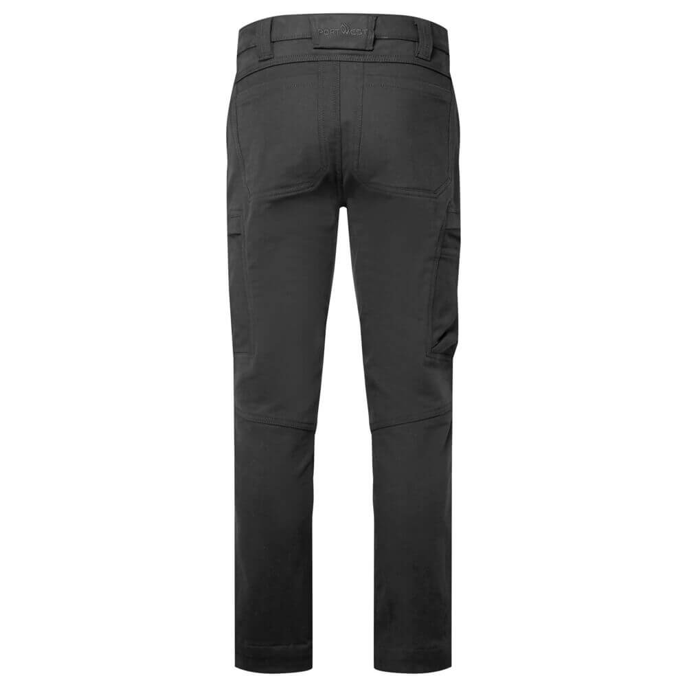 Portwest KX312 KX3 Winter Trousers Black Rear#colour_black