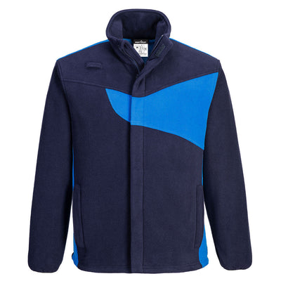 Portwest PW270 PW2 Anti-Pilling Durable Fleece Navy/Royal Main#colour_navy-royal