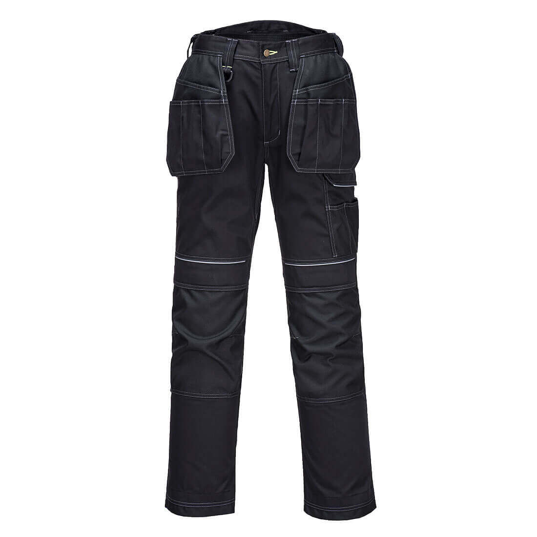 Portwest PW357 PW3 Lined Winter Holster Trousers Black Main#colour_black